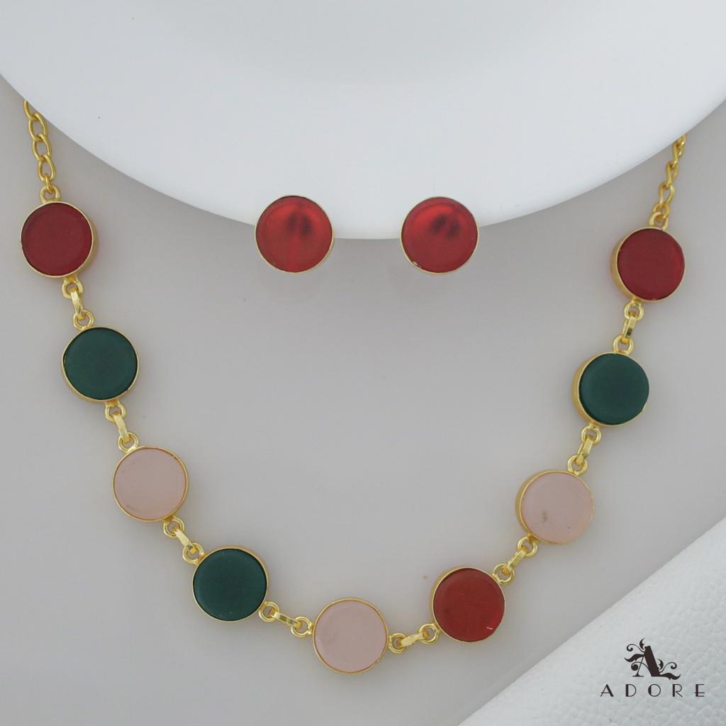 Raw Stone Ashara Neckpiece with Earrings