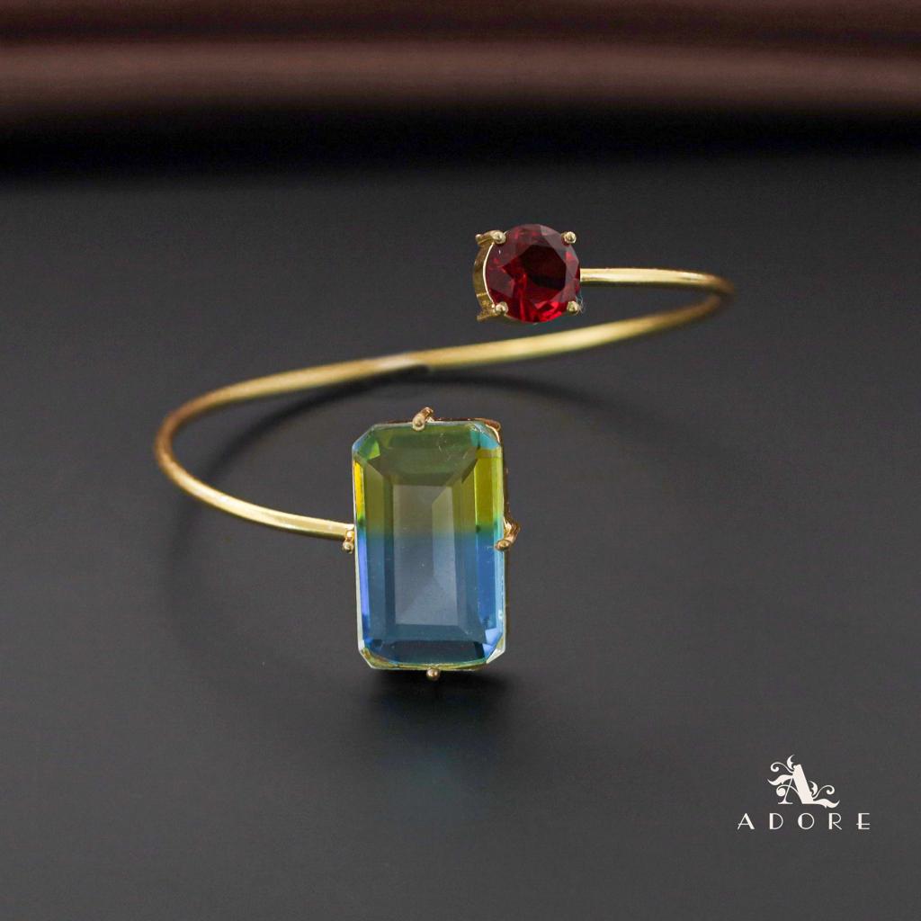 Bailee Ametrine Rectangle Bangle