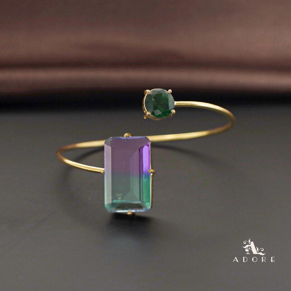 Bailee Ametrine Rectangle Bangle