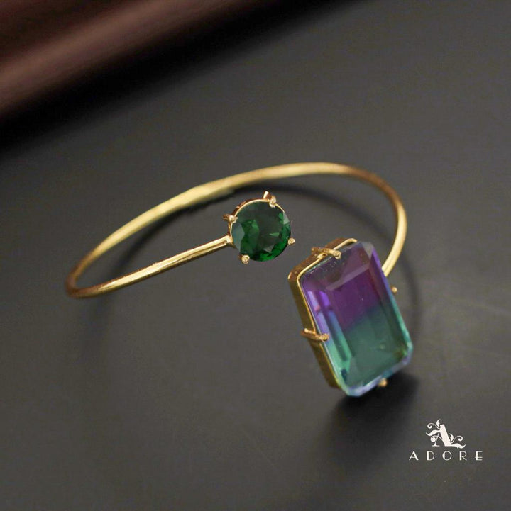 Bailee Ametrine Rectangle Bangle