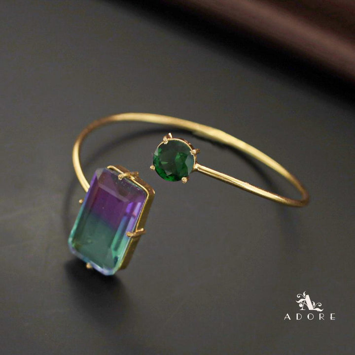 Bailee Ametrine Rectangle Bangle