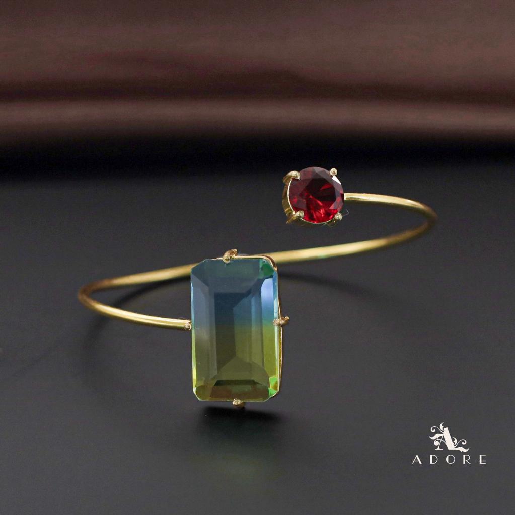 Bailee Ametrine Rectangle Bangle