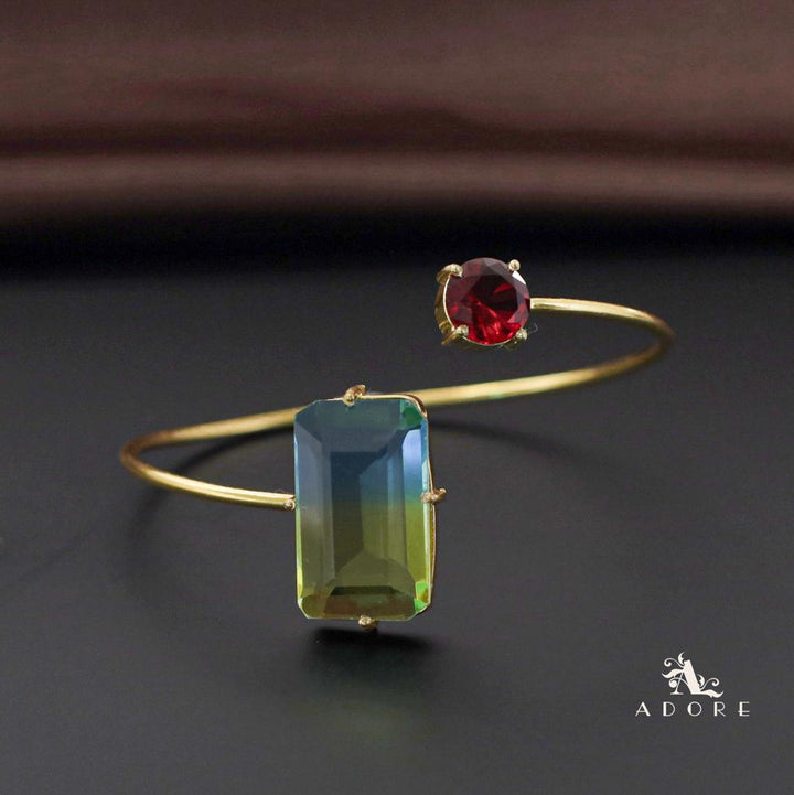 Bailee Ametrine Rectangle Bangle