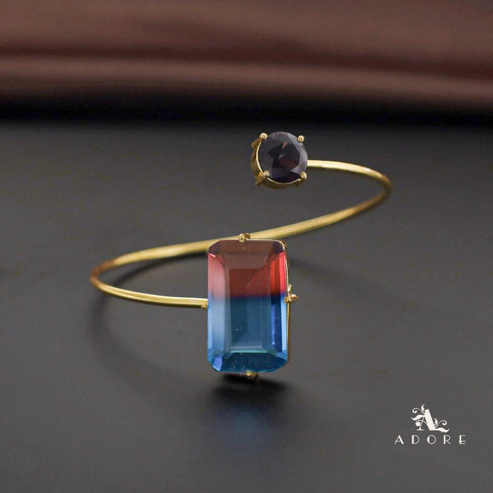 Bailee Ametrine Rectangle Bangle