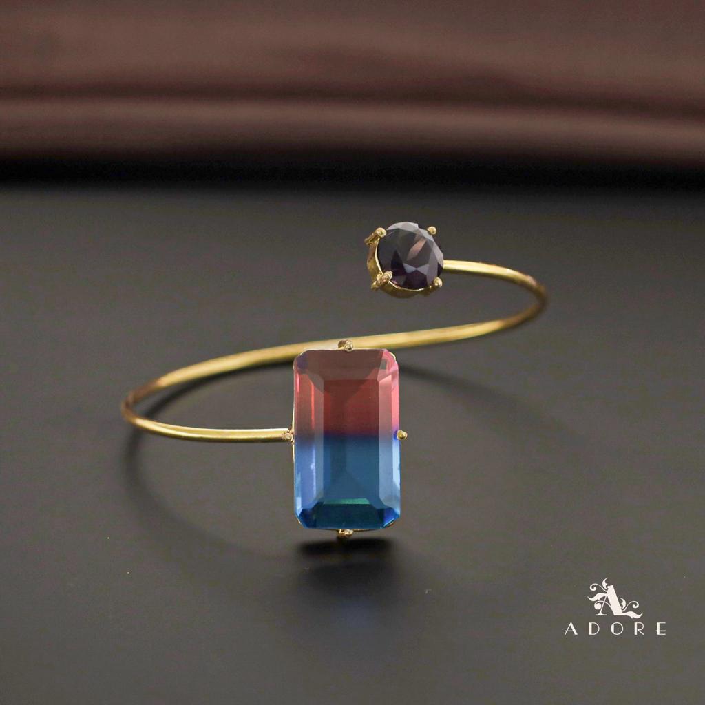Bailee Ametrine Rectangle Bangle