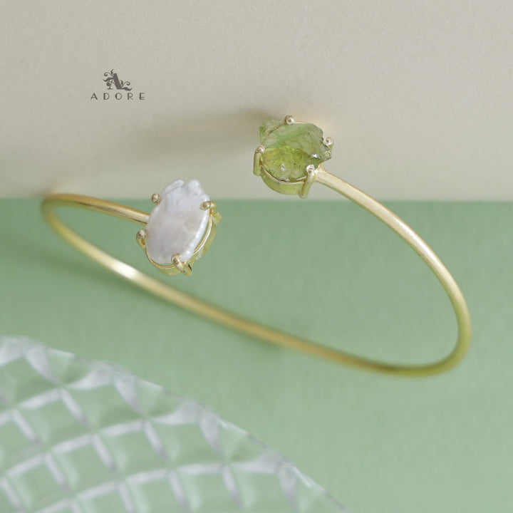 Roobixa Raw Stone + Baroque Bangle
