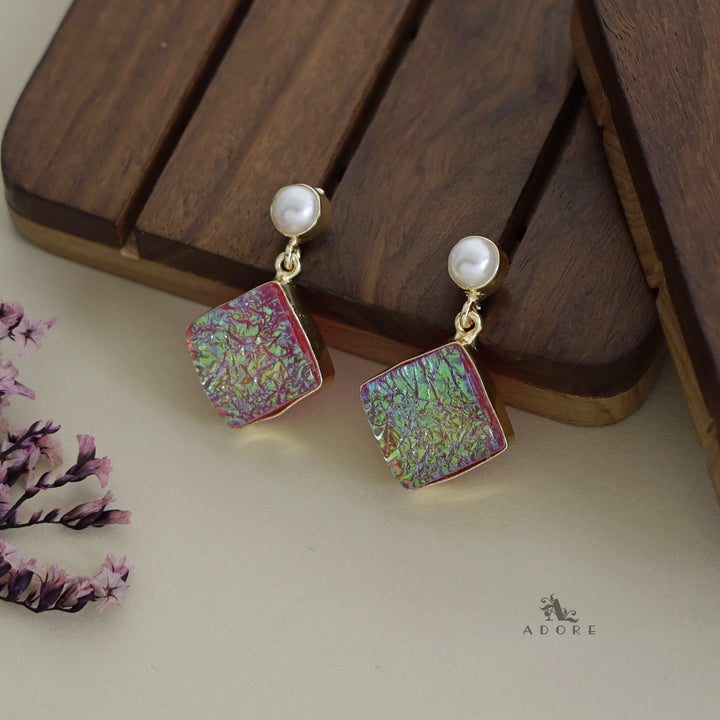 Pearly Diamond  Earring