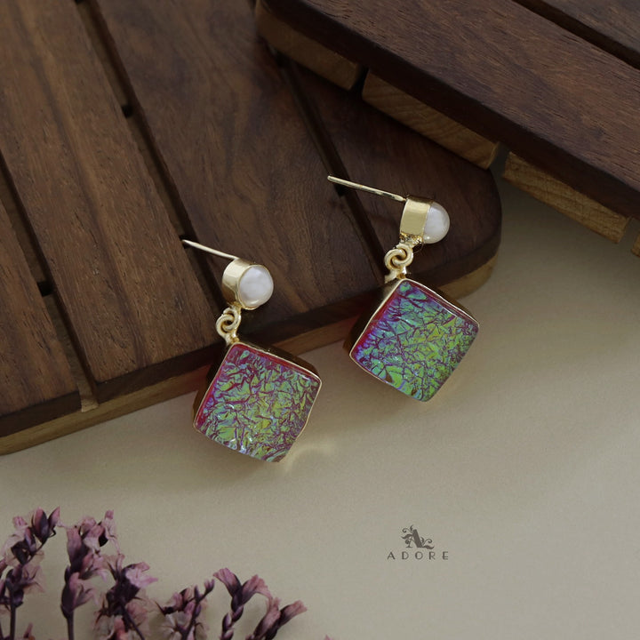 Pearly Diamond  Earring