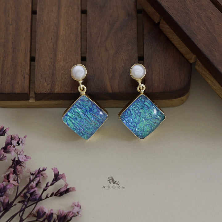 Pearly Diamond  Earring