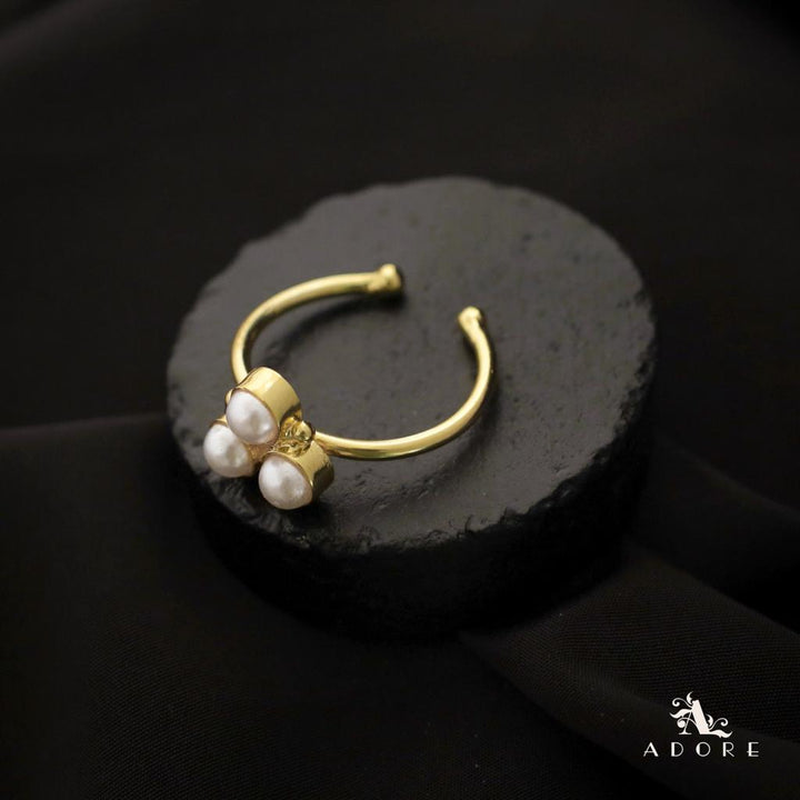 Tri Pearl Ring (5mm)
