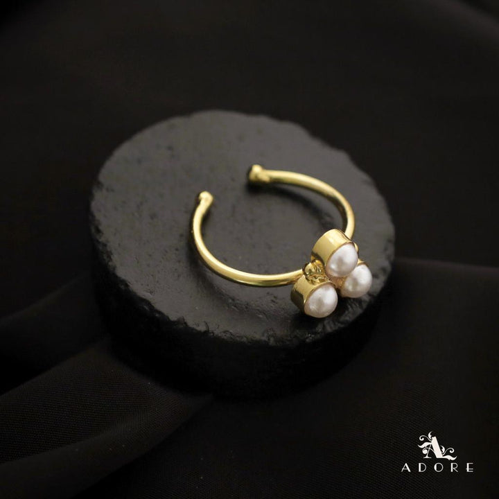 Tri Pearl Ring (5mm)