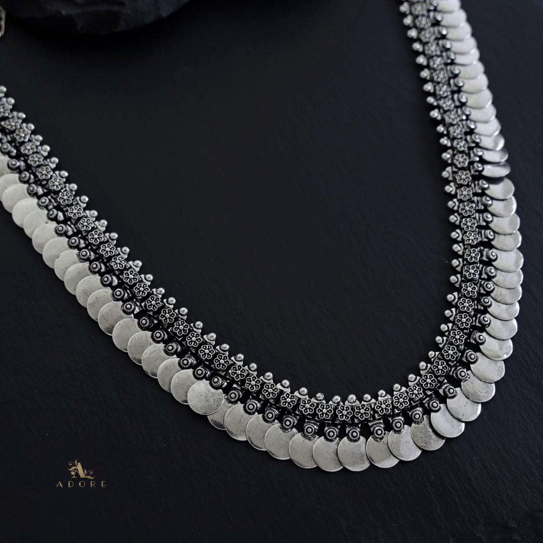 Oxidized Flower Kashi Neckpiece