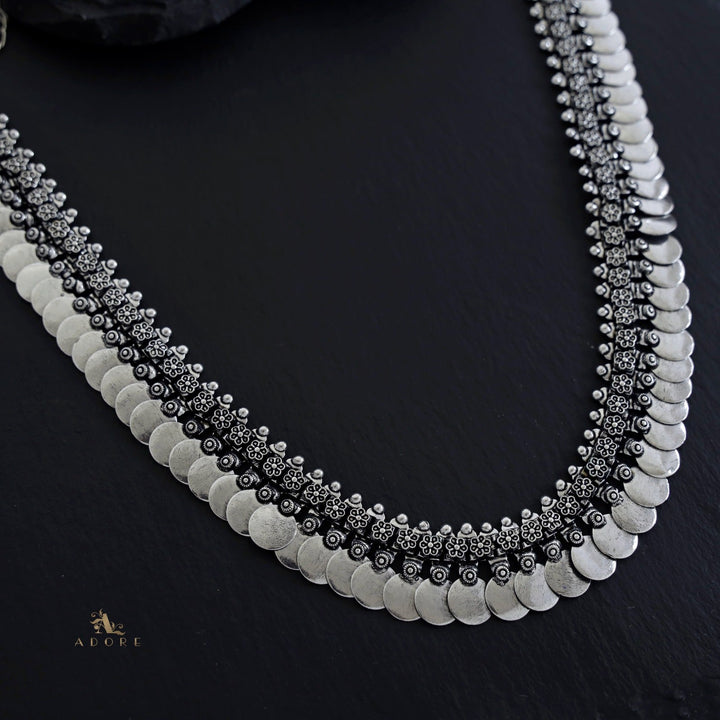 Oxidized Flower Kashi Neckpiece