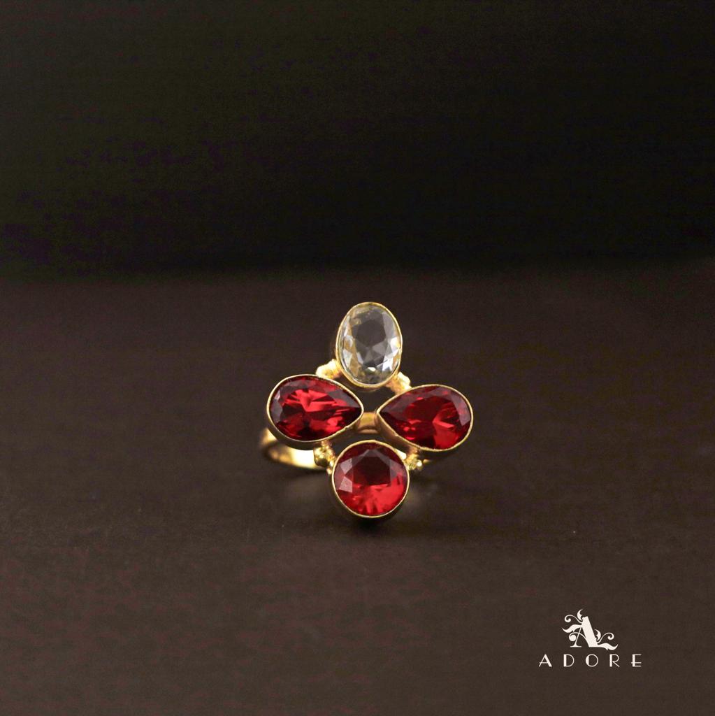 Imaara Tetra Glossy Ring