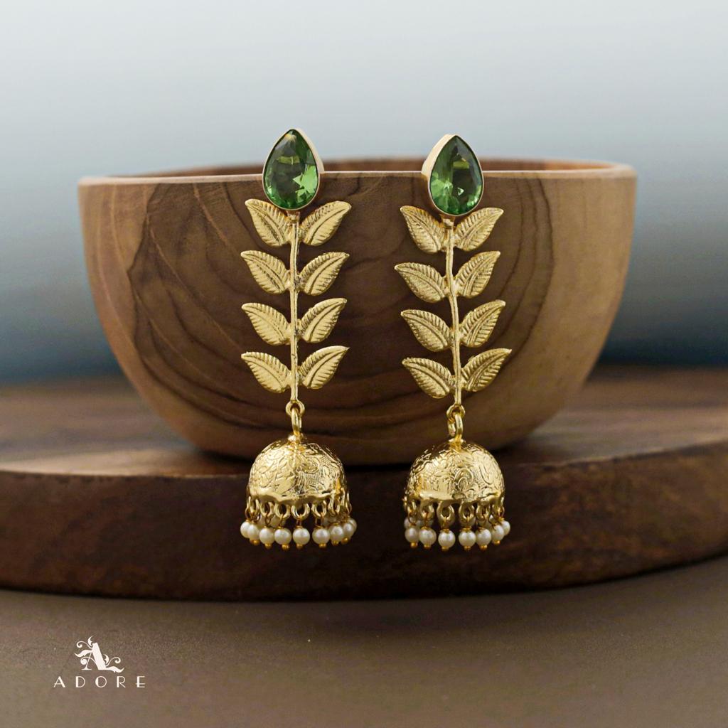 Jhumka Stem & Leaves (Colour Options)