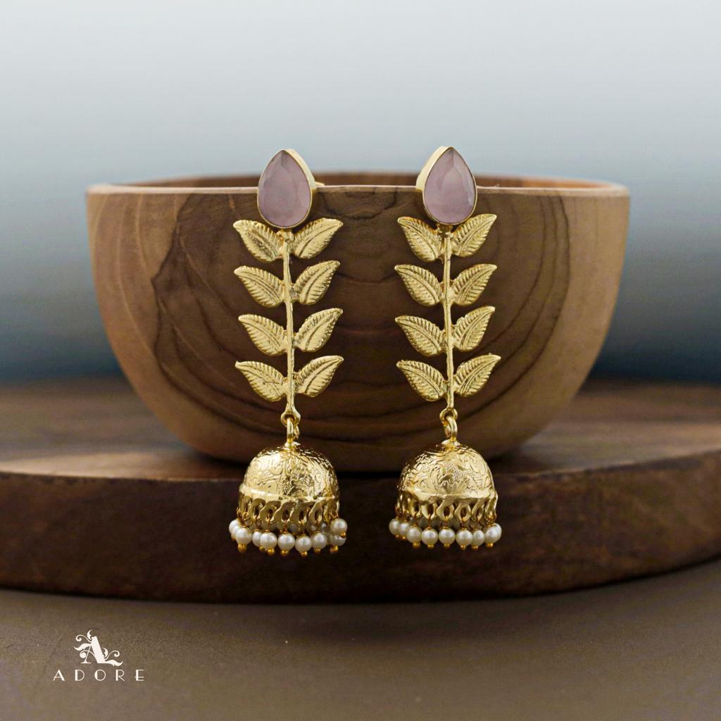 Jhumka Stem & Leaves (Colour Options)