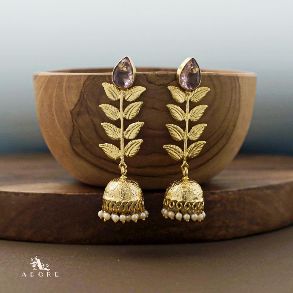 Jhumka Stem & Leaves (Colour Options)