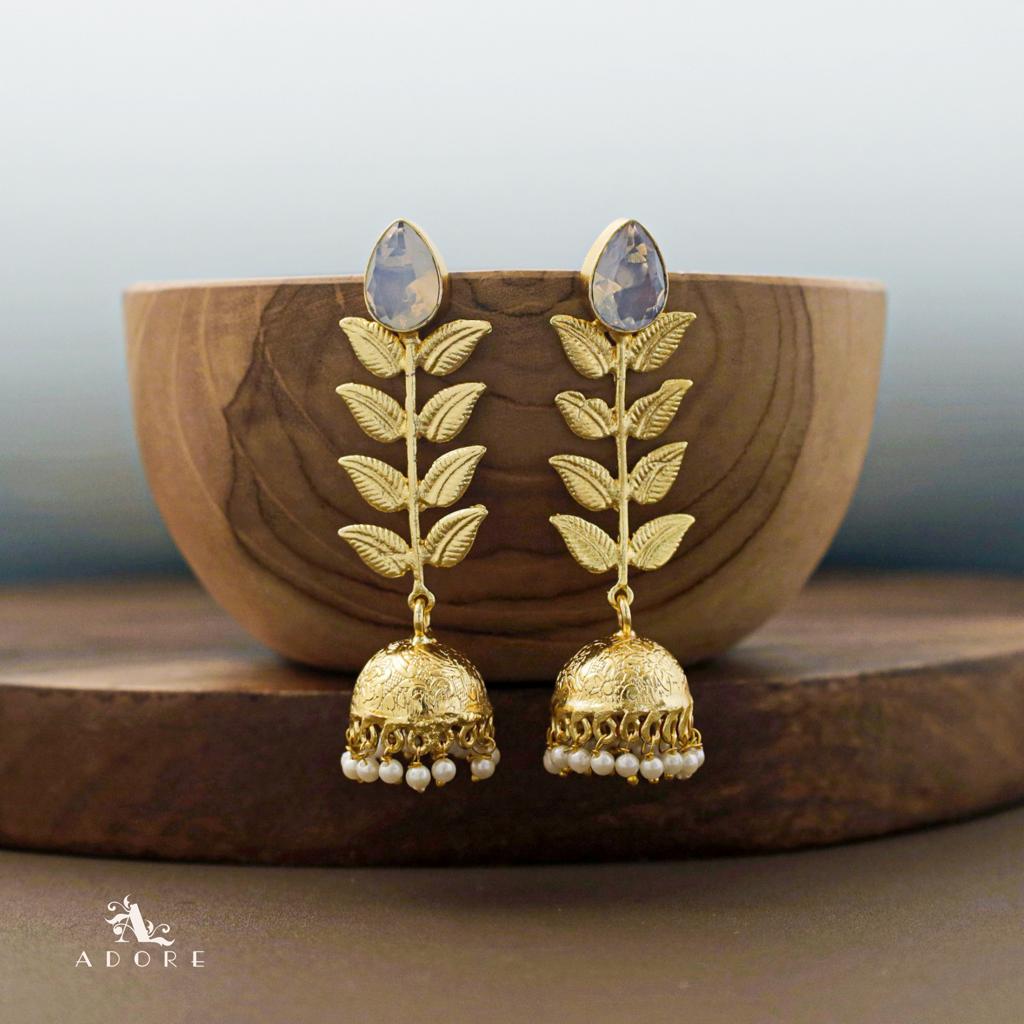 Jhumka Stem & Leaves (Colour Options)