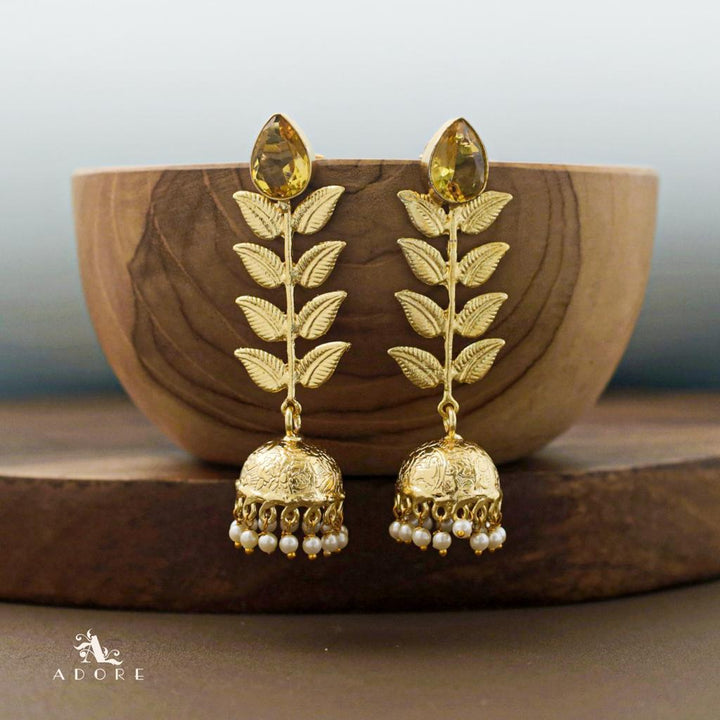 Jhumka Stem & Leaves (Colour Options)