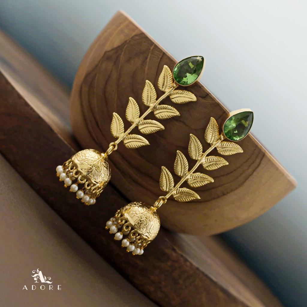 Jhumka Stem & Leaves (Colour Options)