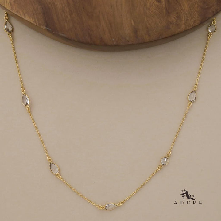 11 Stone Multicolour Long Chain