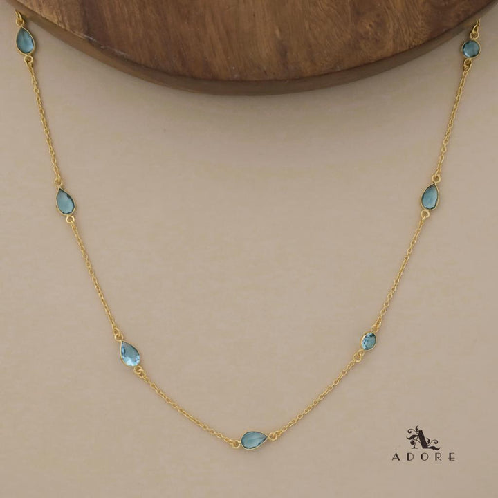 11 Stone Multicolour Long Chain