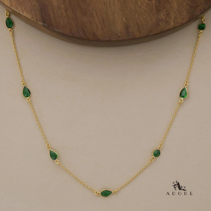 11 Stone Multicolour Long Chain