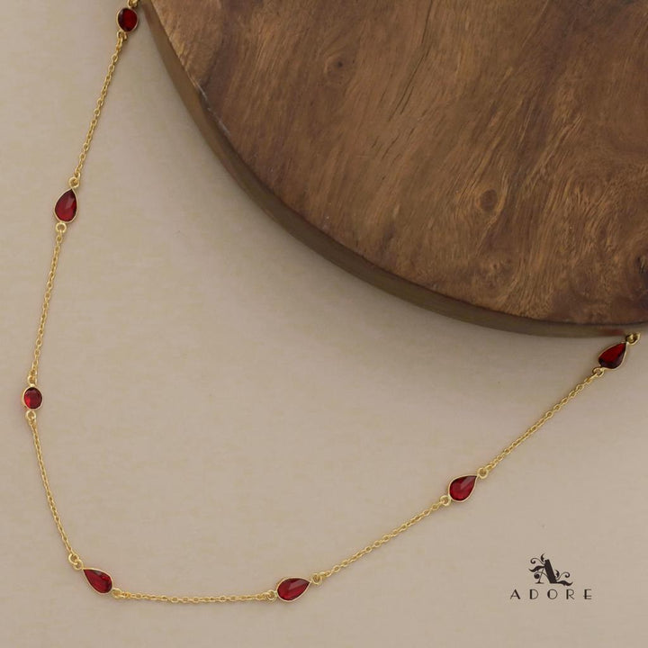 11 Stone Multicolour Long Chain