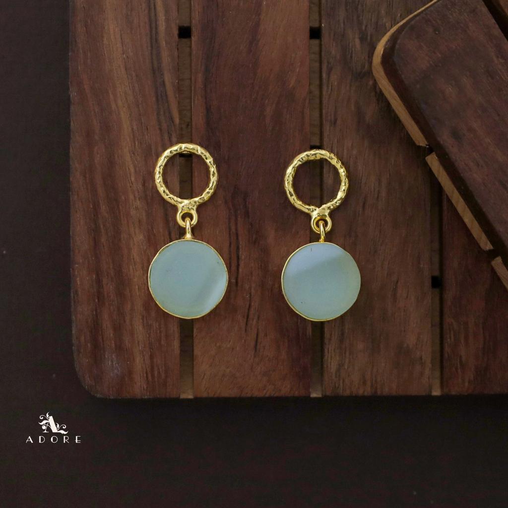 Golden Drum Earrings