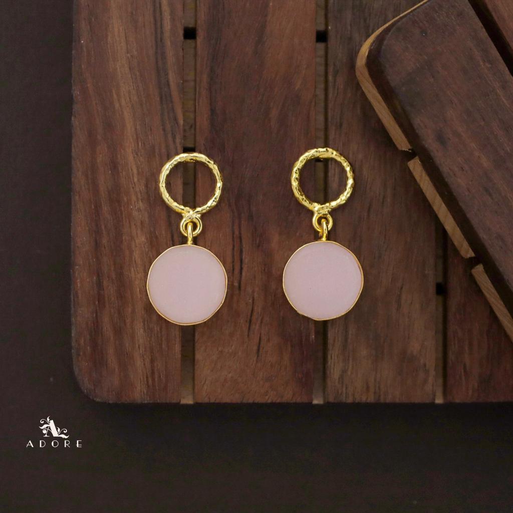 Golden Drum Earrings