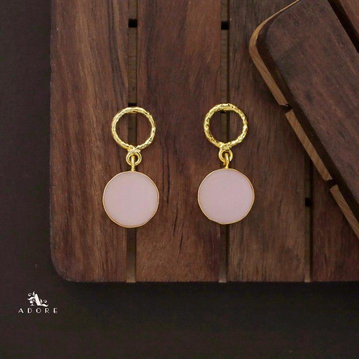 Golden Drum Earrings