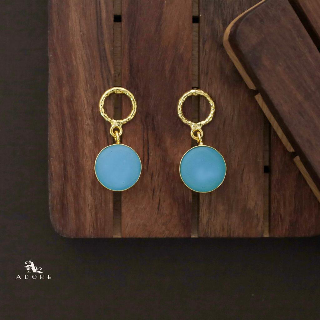 Golden Drum Earrings