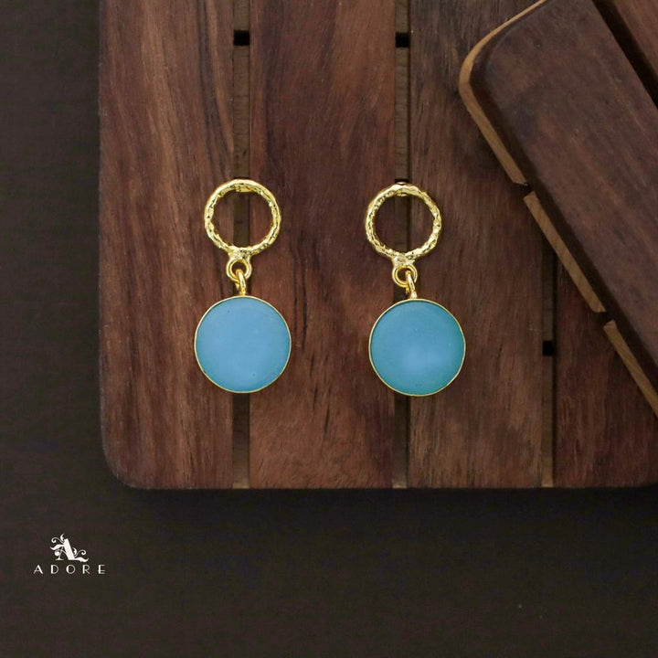 Golden Drum Earrings