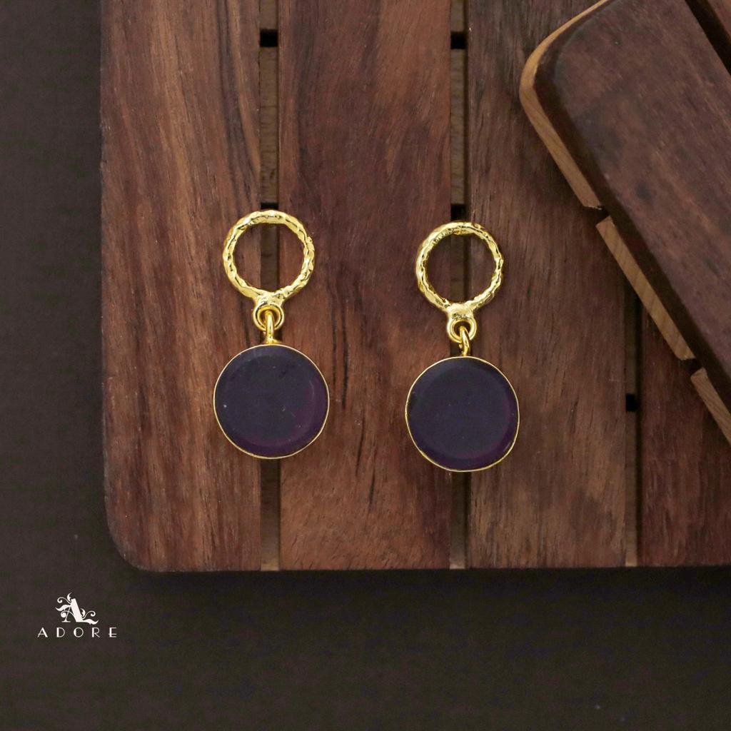 Golden Drum Earrings
