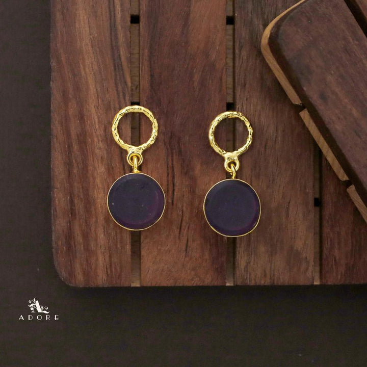 Golden Drum Earrings