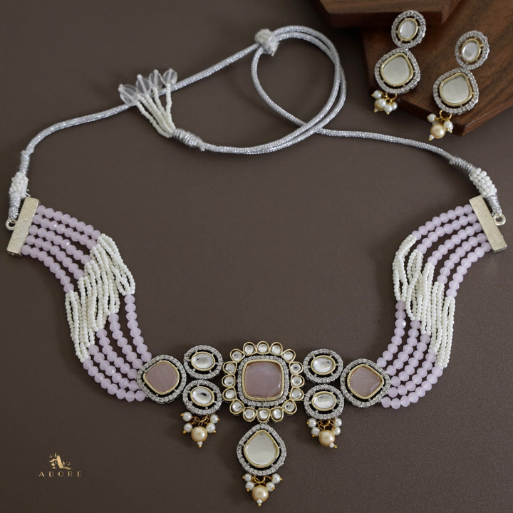 Aroosa Kundan Choker With Earring