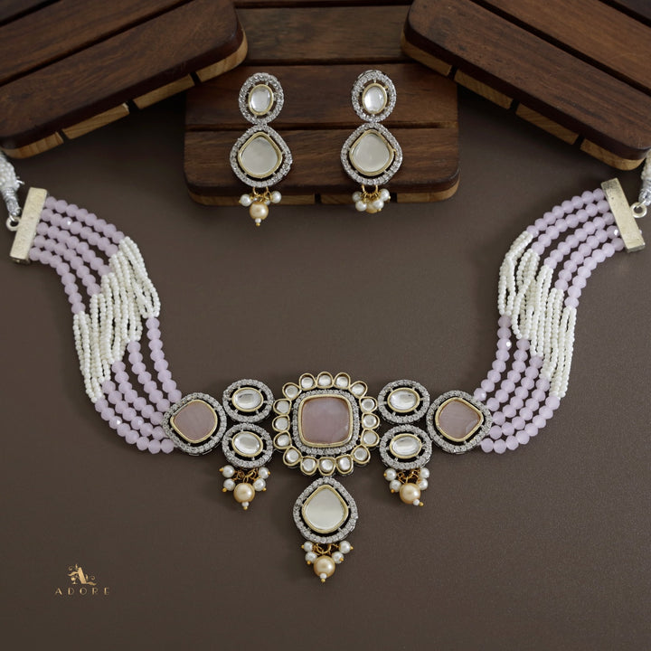 Aroosa Kundan Choker With Earring