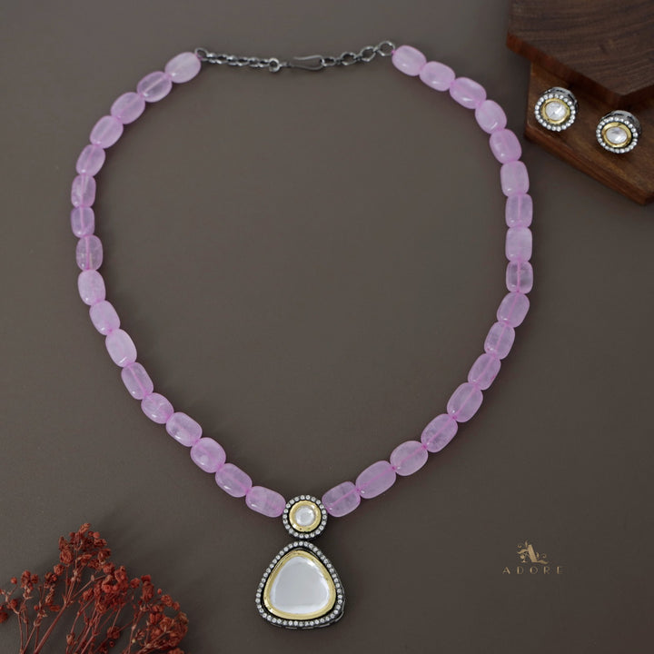Lavanika  kundan Neckpiece With Stud