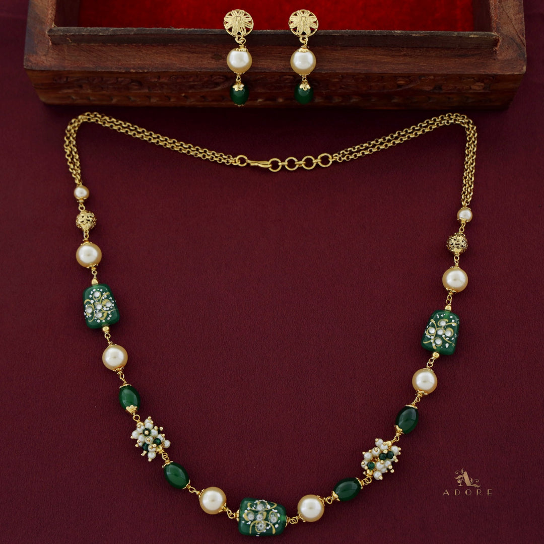 Jylan Pearl Neckpiece With Earring