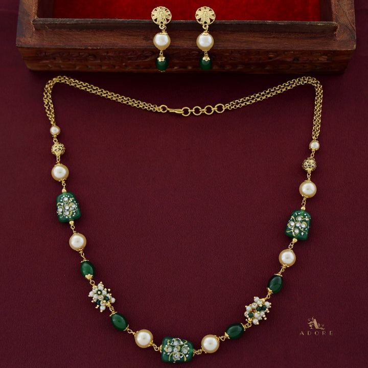Jylan Pearl Neckpiece With Earring