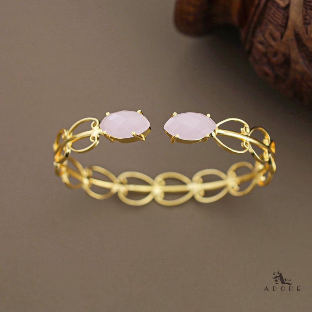 Thanu Glossy Dual Ellipse Bangle