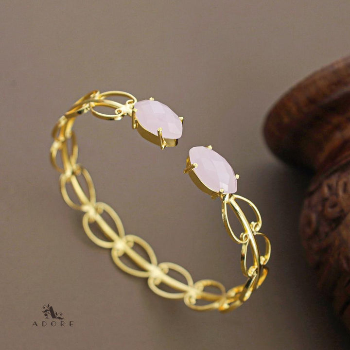Thanu Glossy Dual Ellipse Bangle