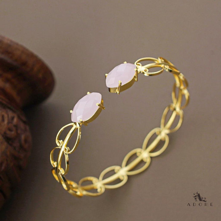 Thanu Glossy Dual Ellipse Bangle