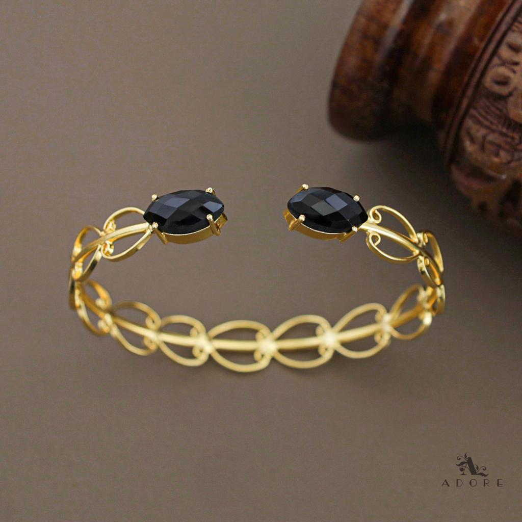 Thanu Glossy Dual Ellipse Bangle