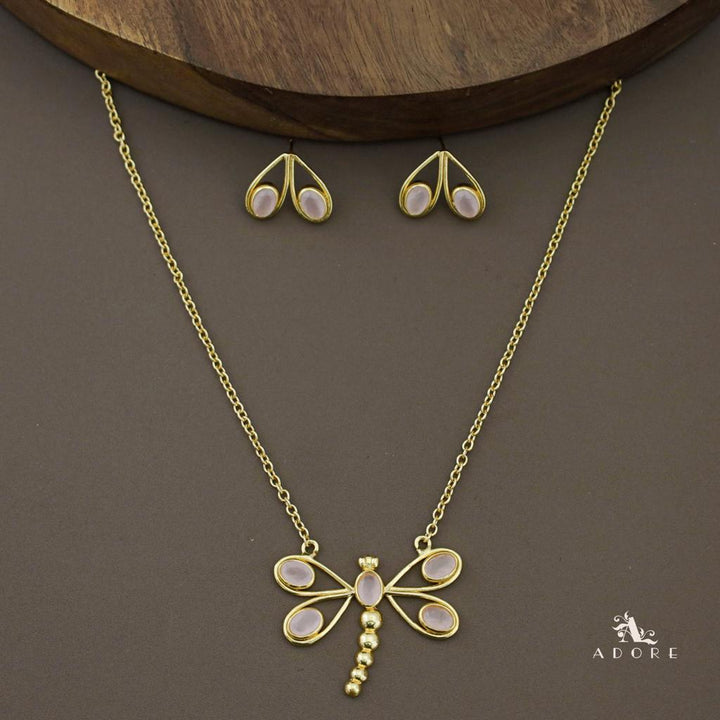 Aarushi Papillon Neckpiece With Earring