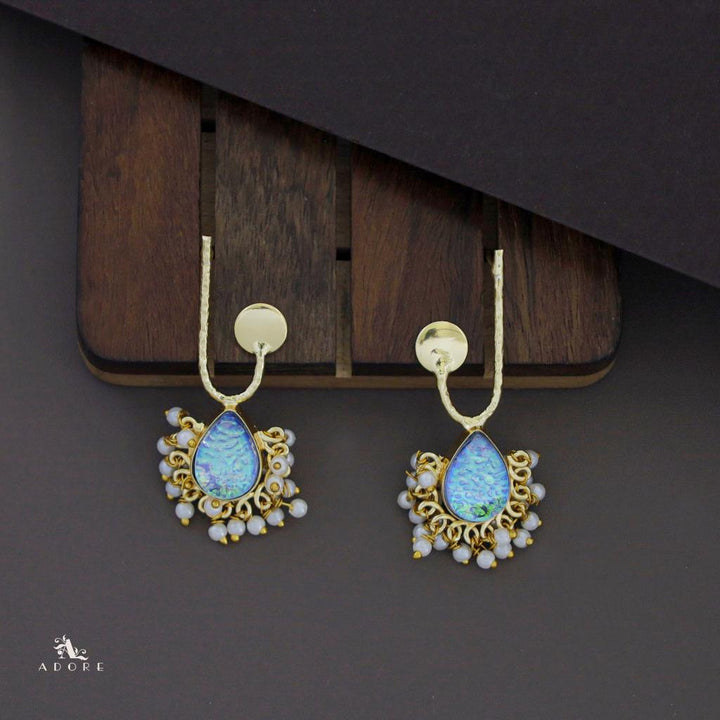 Mridhula Glossy With Cluster Pearl Earring