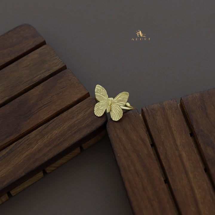 Golden Butterfly Ring