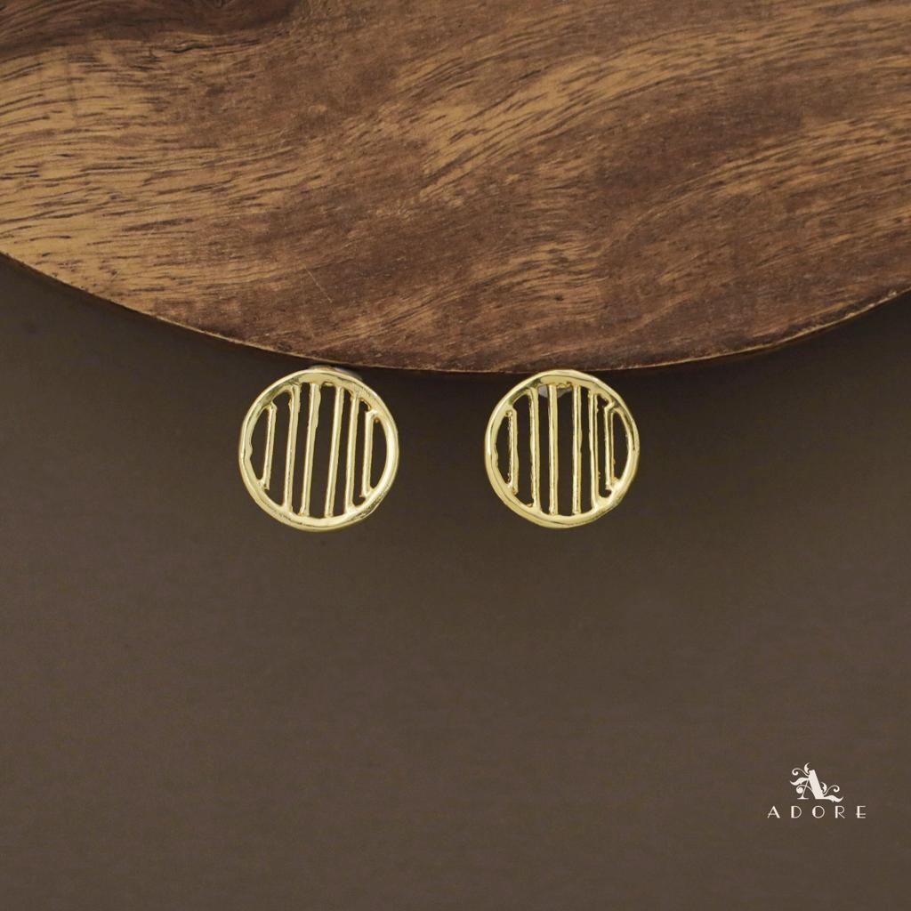Melorra Circle Line Neckpiece With Stud