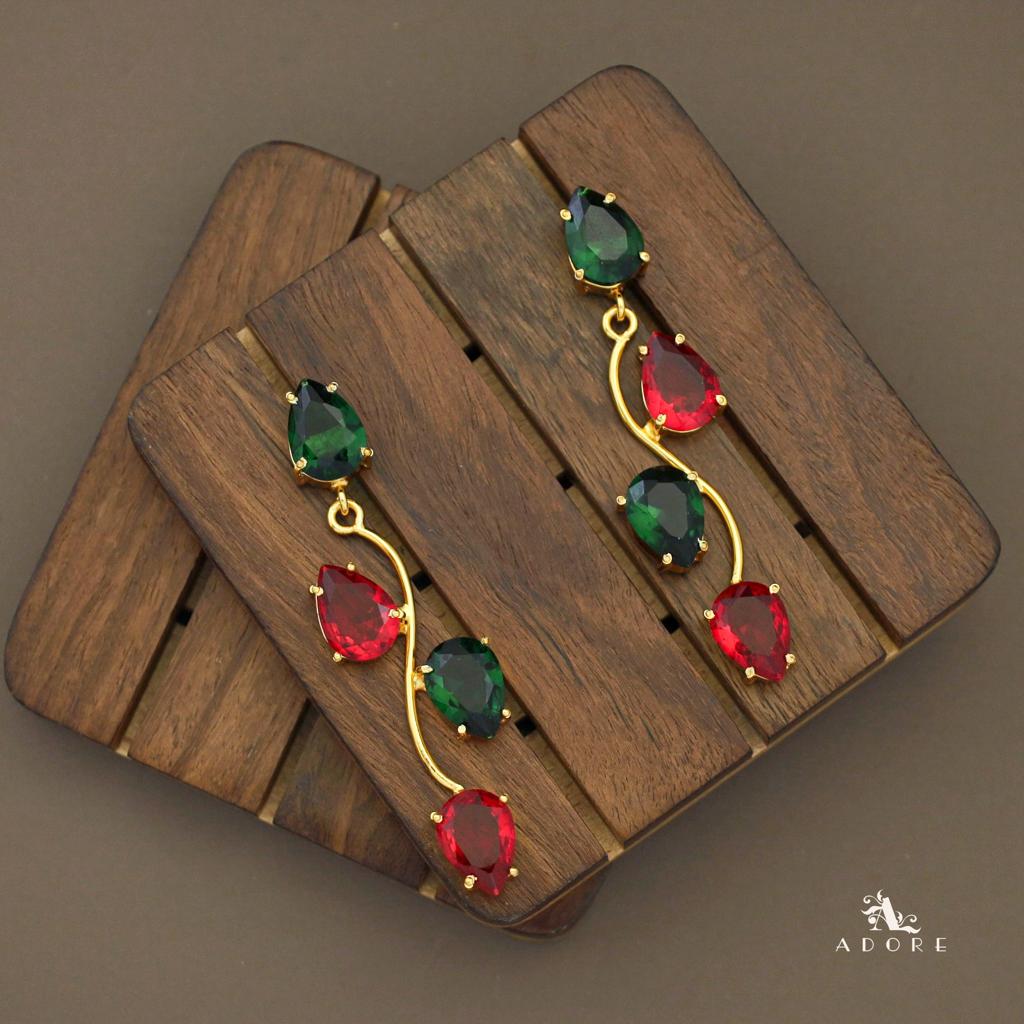 Vanalika Curly Leaf Earring