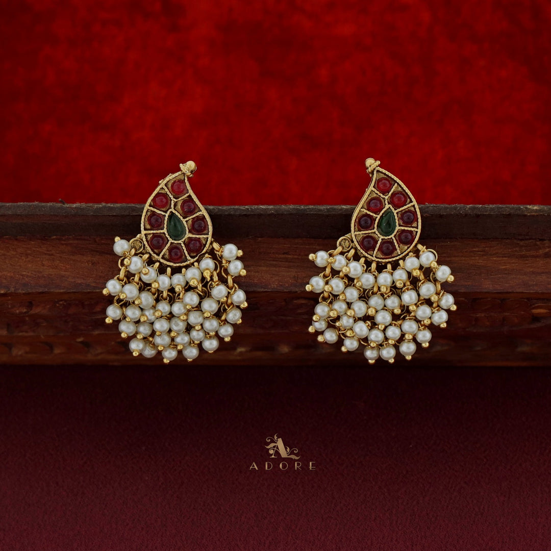 Mrithanga Mayoora Neckpiece With Earring